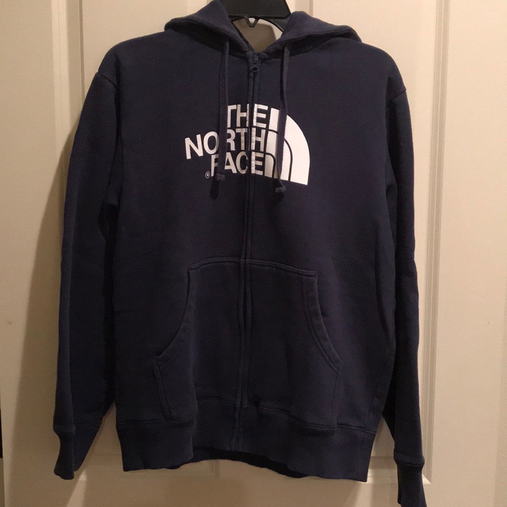 North Face Full Zip Hoodie-Medium